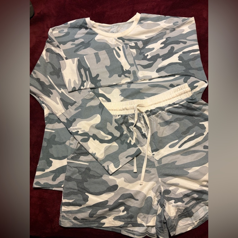 Camo Lounge/Pajama Set